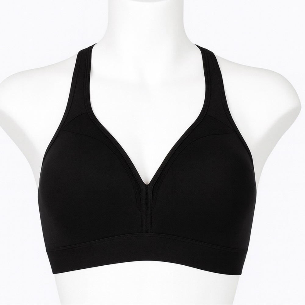 Champion Black Moisture-Wicking Racerback Sports Bra Size L‎ NWT